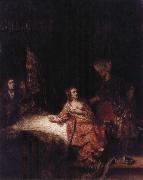 REMBRANDT Harmenszoon van Rijn Joseph Accused by Potiphor-s Wife painting